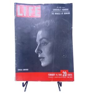 LIFE Magazine February 14 1949 Viveca Lindfors Cover Vintage Hollywood Actress